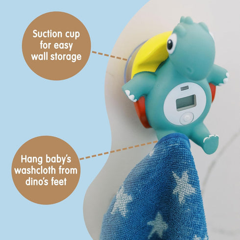 Dr. Brown's Temposaurus Bath Thermometer & Dino-Pour Rinse Cup