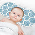 YETTASBIN Sea Waves Muslin Baby Burp Cloth, Super Soft Absorbent Cotton Burp Rag Baby Bibs Feeding Cloth for Newborn