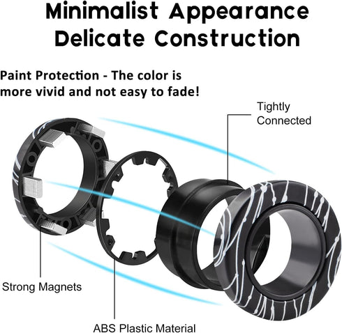 6 Set 8 9 10 11 12+ Cevioce PCS Magnetic Rings Fidget Toys for Adults Boys Teens,ADHD Anxiety Fidget Spinner Magnetic