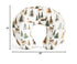GRSSDER Nursing Pillow Cover Stretchy Minky Removable Nursing Covers for Breastfeeding Pillows, Ultra Soft Comfortable