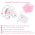LittleForBig Bigshield Generation-II Adult Sized Printed Pacifier Blushing Baby Pattern