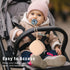 Silicone Pacifier Holder Case, 2 Pack Baby Binky Silicone Cover Pouch for Diaper Bag (Sage, Ether)