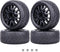 RC On Road Touring Tires and Wheels, Pre-Glued Set of 4 for 1/18 Traxxas Latrax Teton 1/10 4-Tec 2.0 3.0