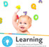 Set 36 3+ Nuby Floating Bath Tub Alphabet and Numbers - Soft Foam Waterproof Letters and Numbers - Pieces - Educational