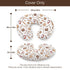 KuphiL10C Baseball Sports Theme Pattern Nursing Pillow Cover, Unisex Removable Breastfeeding Pillowcase Slipcover