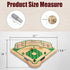 JstFrU Game,20mm 10 Baseball Board Game,Wooden Baseball Thick Wooden Board with Pieces & Dice,Markers,Great for Family