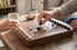 18 2 9 Nine Mens Morris Board Game, Marble Strategy Game, Solid Wooden Game with Marbles, Player Games, Ancient Board