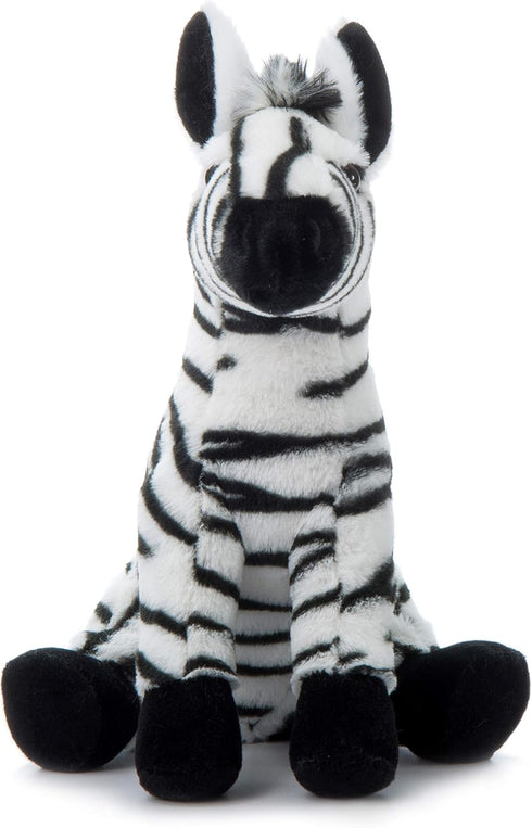 12 inches The Petting Zoo Zebra Stuffed Animal, Gifts for Kids, Wild Onez Zoo Animals, Zebra Plush Toy