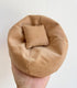 15-17cm Handmade Bean Bag Chair for Doll Seat, Doll Sofa Table Dispaly Accessories (Brown)