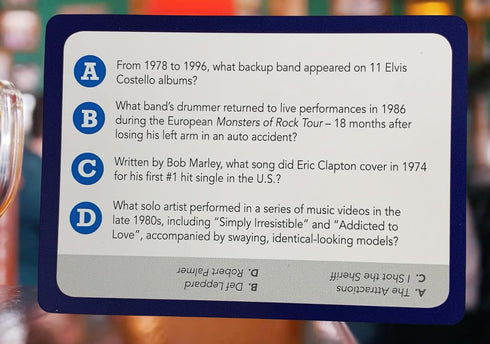 Rock Trivia Challenge - You Gotta Know Game