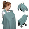 Nilsa 5-in-1 Muslin Nursing Cover up for Breastfeeding & Baby Car Seat Cover