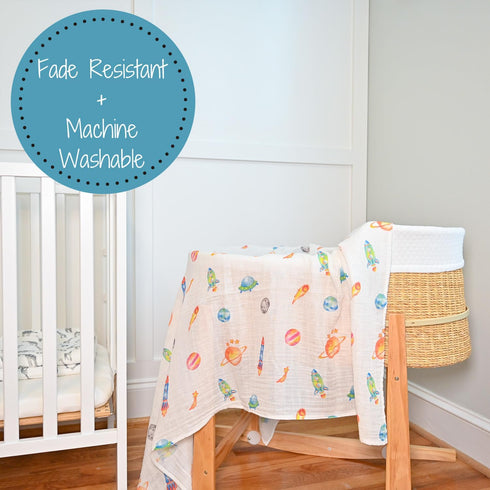 100% 47 47 Inches, LollyBanks Swaddle Blanket, Cotton Baby Blanket, Soft Muslin Swaddle Blanket x Neutral Baby Blanket