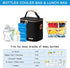 Pack 6 Breastmilk Cooler Bag with Ice Fits Baby Bottles