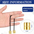 2 Pcs Copper Worry Fidget Beads - Handmade Begleri Fidget Toy Cylinder and Bell Shaped Beads for Relaxation