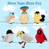 6 Set,6 Inch Muiteiur Pcs Bird Stuffed Animals Soft Plush Toy, Stuffed Animal Bulk for Kids Boys Girls, Bird Lovers