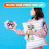 JIACAI 1pcs 5.5in Packaging Big Cat Paw Squishy FuFu Squishy Cute Adorable Soft Silicone Squeeze Toy for Stress Relief