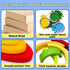 MEGRANATE Grimms 3+ Montessori Wooden Rainbow Stacking Toys for Baby Wood Building Blocks Nesting Puzzle Toy Colorful