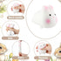 24 Meooeck Pcs Easter Rabbit Stress Balls for Adult Bunny Party Favor Fun Rabbit Squeeze Fidget Cute Animal Balls