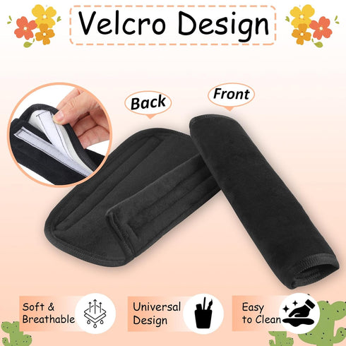 2 Pack Guirnd Car Seat Strap Pads, Universal Soft Car Seat Strap Covers for Baby Toddler Kids, Car Seat Shoulder Strap