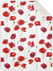 KICPOAY Swaddle Blanket for Red Poppy Flowers Baby Receiving Blanket Muslin Baby Swaddles