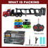 CALEST 6 14" 1:48 2 3-8 Remote Control Car Transporter Truck Includes Cars, Car Transporter Semi Truck Toy, Equipped