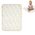 Muslin Diaper Changing Pad, Waterproof Diaper Change Mat Liner for Baby, Reusable