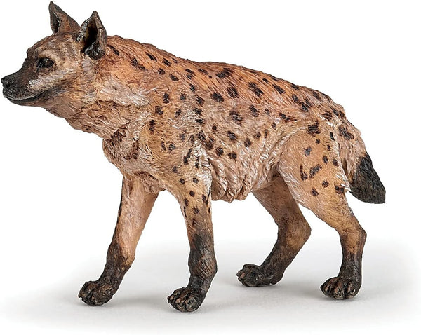 Papo Spotted Hyena Figure - African Wildlife Toy for Kids Age 3+, Hand Painted Carnivore Model