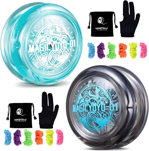 Looping Yoyo D1 Responsive Yoyo for Kids - 2A Loop Yo-yo for Beginners, Easy to Play Basic String Tricks, 12 Strings