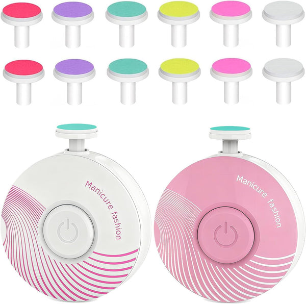 Electric Baby Nail Trimmer File Kit, Newborn to Adult Nail Grinder Set