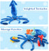 5Pcs 41.3" Giant Squid Stuffed Animal with Small Marine Clownfish,Crab, Seahorse, Angler Fish Baby Plush Toys, Adorable