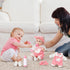 12'' Playset,Pacifier,Feeding 3+ DONTNO Baby Doll in Gift Box with Clothes Accessories Bottle. Gift Idea for Ages