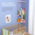 GGUO Hammock Corner Stuffed Animal Storage Net - Stuffed Animals Holder with Lights - Plush Toy Organizer Hanging