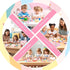 hittaty 12 Air Dry Clay Kits for Kids - Cake Themed Model Magic Clay, Boxes Molding Clay for Kids with Sculpting Tools