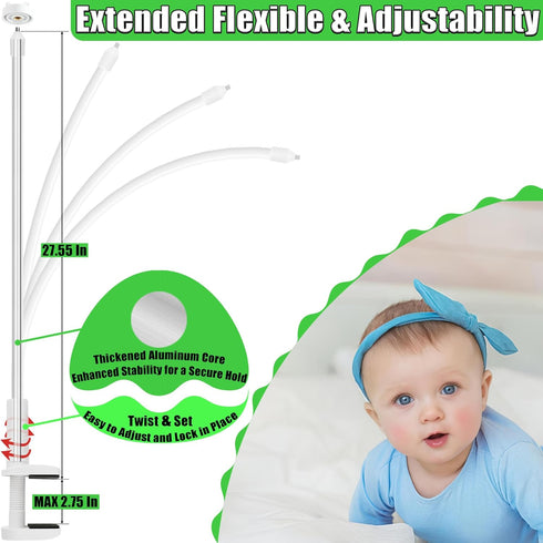 Haloera VM901, VM901, VM928HD, VM919HD, VM5463 31.5 Upgraded Stronger Baby Monitor Mount for VTech New Cameras