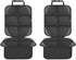 Car Seat Protector for Child Car Seat, 2 Pack with Non-Slip Bottom and 2 Large Mesh Pockets for SUV