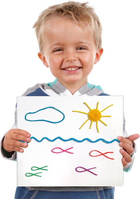 12 WikkiStix Sea Life Pak Features Sea Creatures with Hands-on Activity and Fun Fact on Each, Made in The USA!