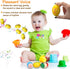 28 Zhanmai Pcs Easter Wooden Shakers Eggs Musical Maracas Egg Percussion Instruments Stocking Stuffers for Toddlers