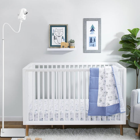 iTODOS Baby Monitor Floor Stand Holder for Infant Optics DXR-8 Pro, Nanit Pro, Motorola, VAVA, Safety Design