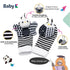 BABY K Baby Rattle Socks & Wrist Toys (Set E) - Newborn Toys for Brain Development Infant Gifts
