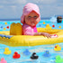 GADIEDIE 50 Pack Gift(1.6"x 1.5" 1.2". 6 Multicolor Mini Rubber Ducky Float Ducks Baby Bath Toy, Great for Jeep