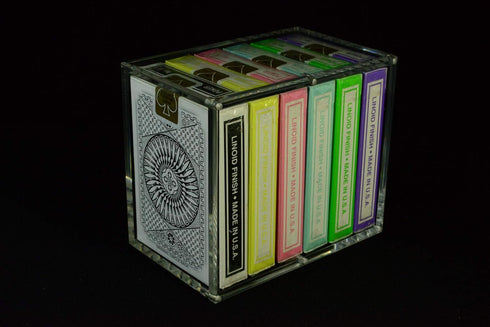 Carat X6 Card Case for Playing Card Decks - Strong Clear Acrylic & Magnetic Seal