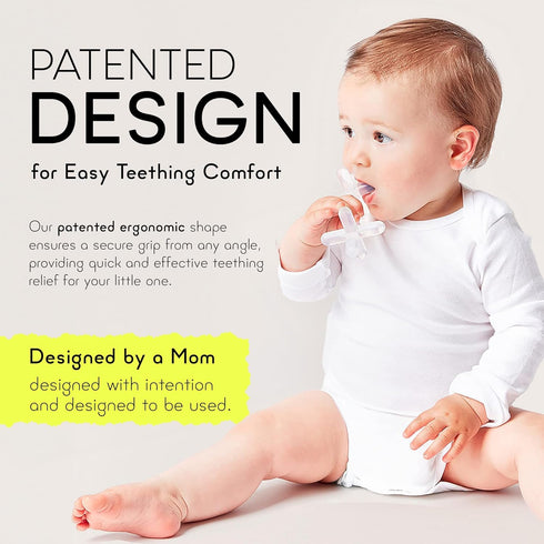 Silicone Baby Teething Toys, Teether for Infants, Toddlers, Newborns, CPSIA Certified, FDA Formulated Material