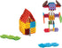 Mario-Inex Mini Waffle Block Construction Playset Toy for Kids - 70 Interlocking Rainbow Puzzle Pieces