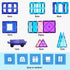 Magnetic Tiles Kids Toys, 47pcs Building Blocks for 3-8 Year Old Boys and Girls, Educational Fun