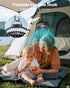 65H 12000mAh Timming, FRIZCOL Portable Stroller Fan, Use As Power Bank, Battery Operated Fan Flexible Tripod Baby Car