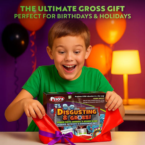 8 9 10 11 12 13+ 34+ Playz Disgusting n' Gross Zombie Poop - DIY Stem Learning & Educational Science Kit for Kids Age