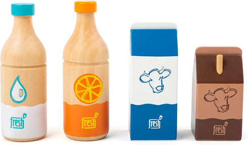 Small Foot Wooden Toys Drinks Fresh Play Set Designed for Children Ages