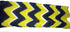 Crochet Baby Blanket for Car Seats - Navy, White & Yellow