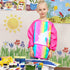 Fiodrimy Kids Art Smock, Waterproof Toddler Smock with 3 Pockets for Age 2-7 Years