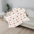 Wicbfdfv Summer 50x60inch Cute Lobster Lighthouse Rudders Bows Stripe Baby Blankets for Boy Girl Swim Flannel Fleece